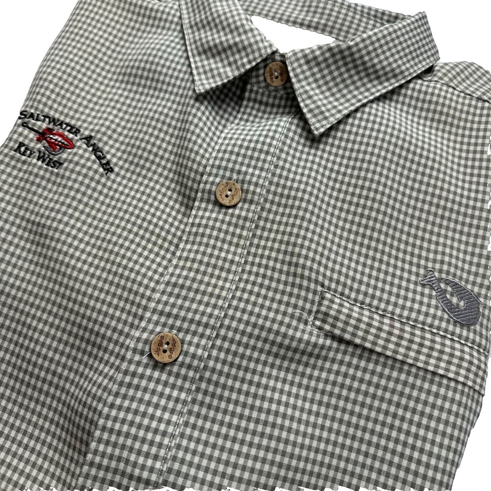 MoJo The Salt Water Angler Key West Embroidered Logo Fishing Shirt S Xl